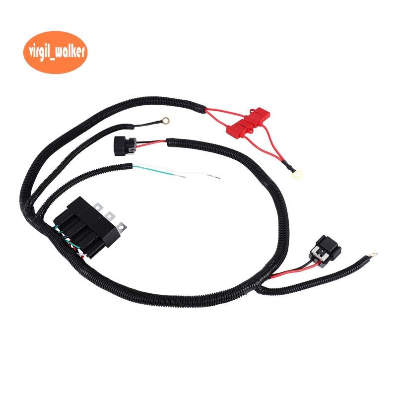 7L5533A226T พัดลมไฟฟ้าคู่อัพเกรด ECU ควบคุมสายไฟสําหรับ 1500 2500 2002-2006