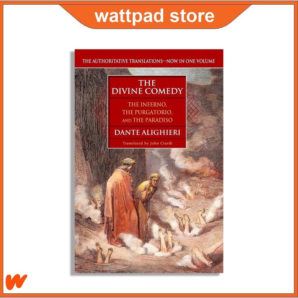 The Divine Comedy (The Inferno, The Purgatorio, และ The Paradiso) โดย Dante Ali (ภาษาอังกฤษ)