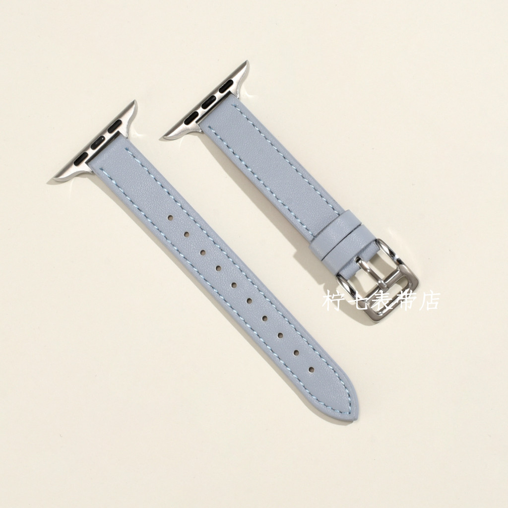 สําหรับ Applewatch23ultra45678se9 สายสายนาฬิกาหนังแท้