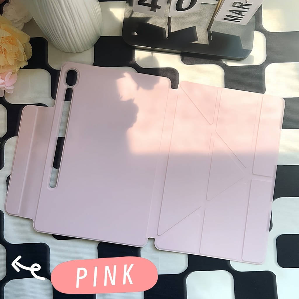 รุ่นใหม่！เคสฝาพับ แกนY ใช้สำหรับ หัวเข็มขัดแม่เหล็ก for Galaxy Tab S6 lite/A8/A9/A9+A9plus S9/S10FE - รูปที่ 2