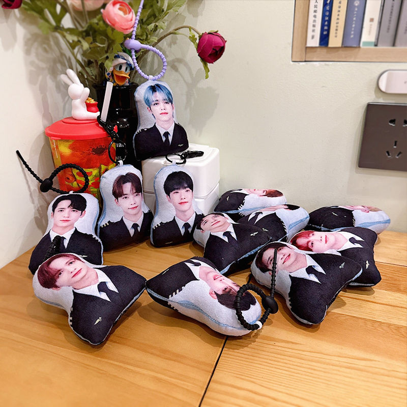 Seventeen Voice Keychain ตุ๊กตาเสียงจี้ Xu Minghao Star สินค้าที่กําหนดเอง Wen Junhui ตุ๊กตา20250830