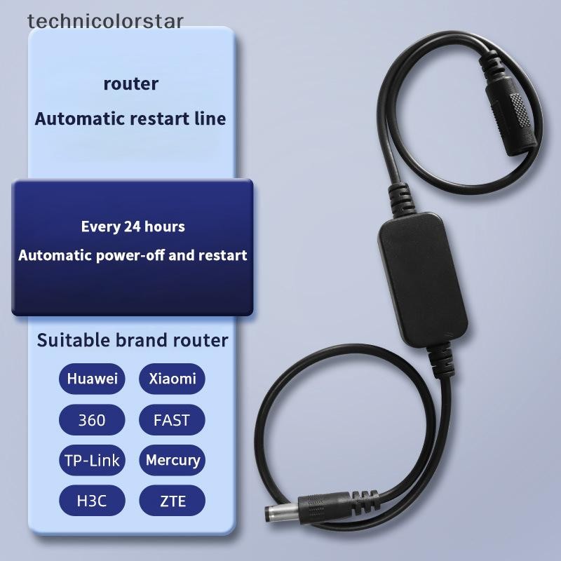 Trsr 24H ปิดอัตโนมัติรีเซ็ต 5 V-15 V Rout-er Rebooter WiFi รีเซ็ต Router Timing Restart โมดูล Timing Jelly