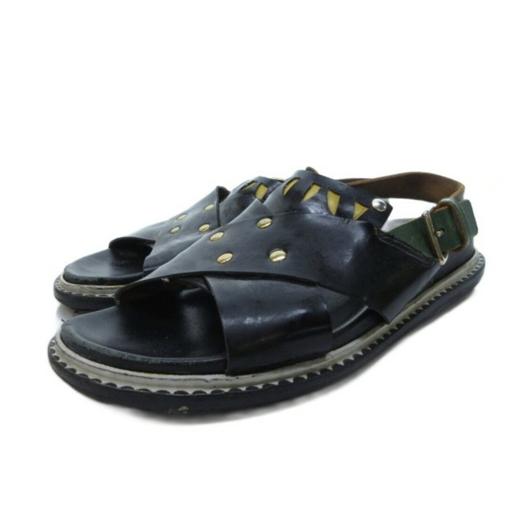 Marni Sandals Leather Black 36 Direct from Japan มือสอง
