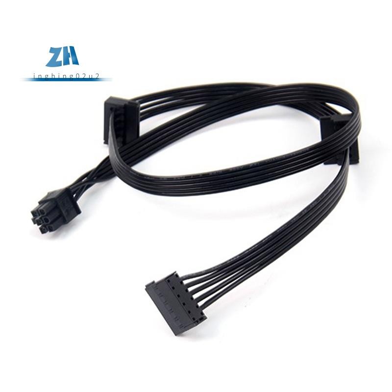 1 ชิ้น GPU PCI Express 6Pin ชาย 1 ถึง 3 SSD สายไฟสําหรับ CX850M CX750M CX600M CX500M CX430M Modular