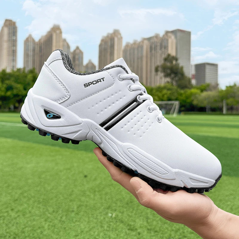 รองเท้ากอล์ฟผู้ชายกอล์ฟรองเท้าผ้าใบกลางแจ้ง Golfing Footwear Walking Sport Footwear