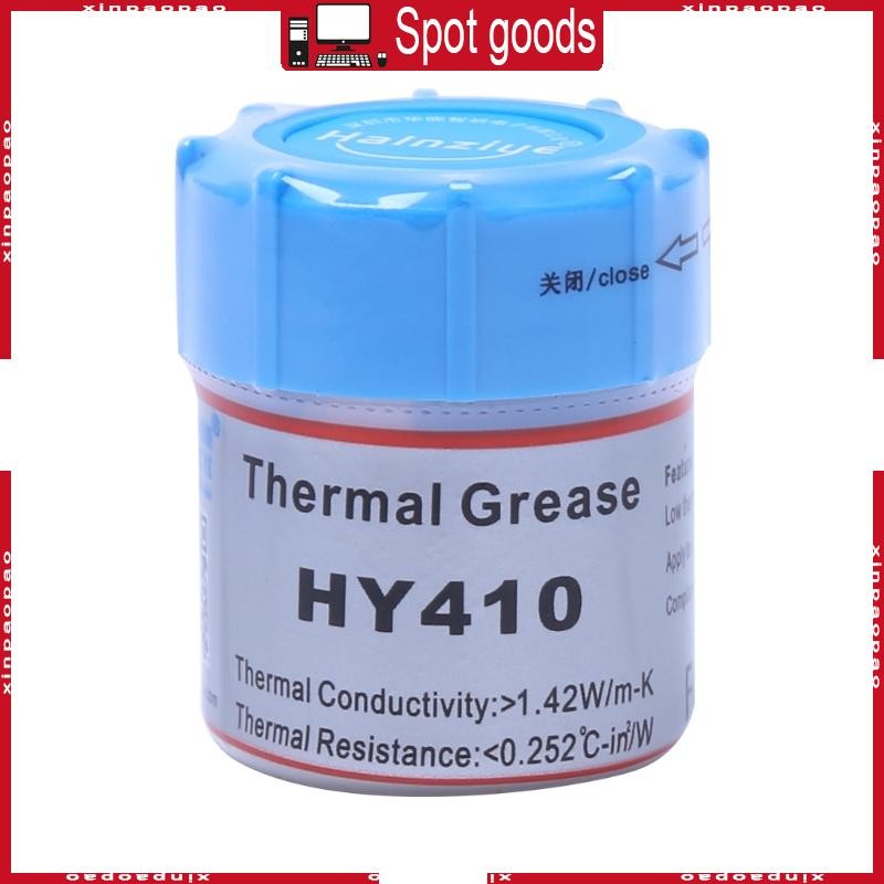 XI HY410 10g pcs ฮีทซิงค์จาระบีนําความร้อนซิลิโคนสําหรับ CPU