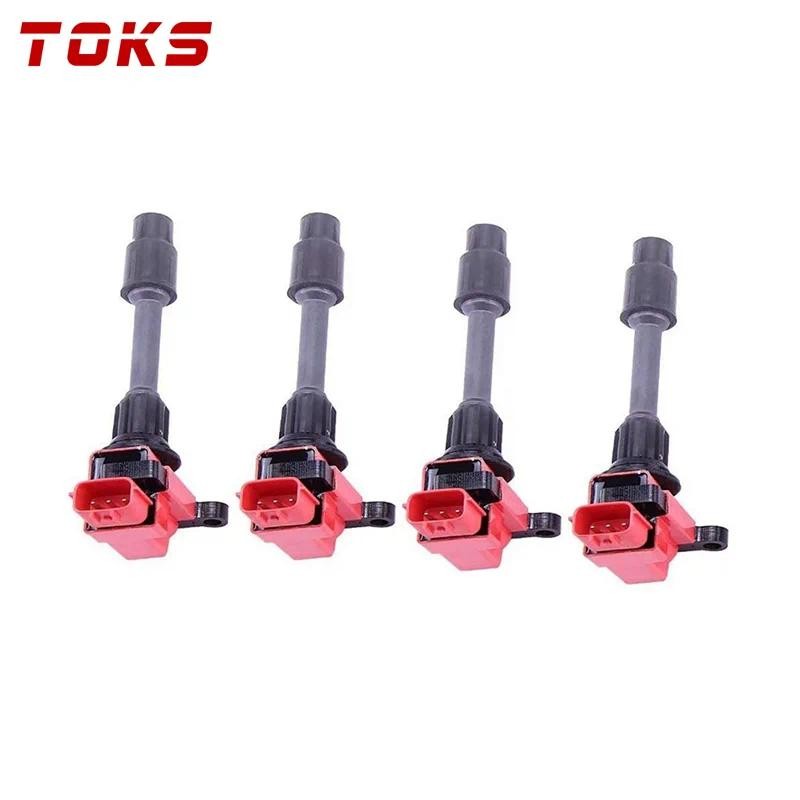 4pcs 22448-91F00 คอยล์จุดระเบิด Fit สําหรับ Nissan Silvia 200SX S15 2.0L SR20DET Turbo X-Trail PNT30
