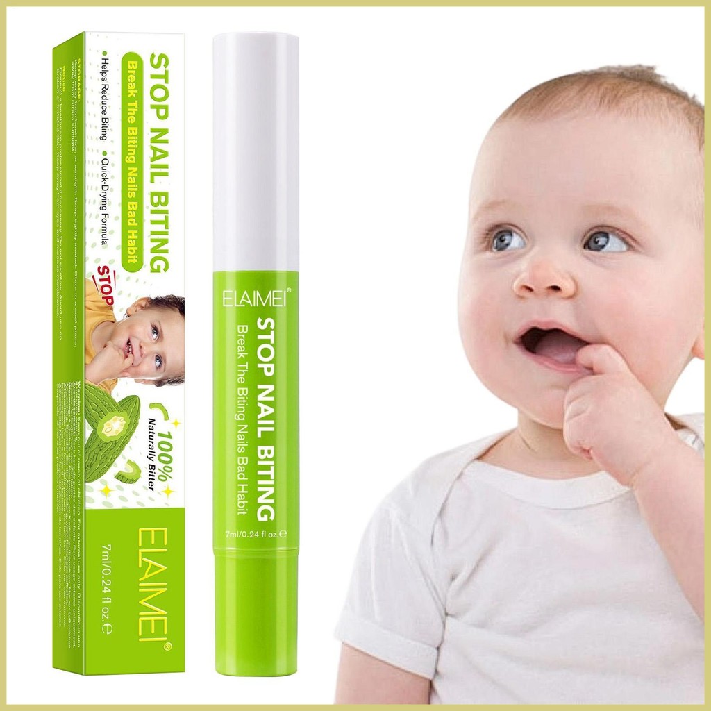 Anti เล็บกัด Polish 7ml หยุดนิ้วมือกัด Habits ป้องกันปากกา Bitter Stop Sucking Habit Thumb Guard pmu