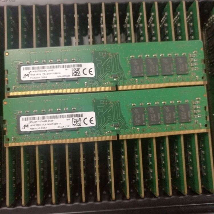 MT/镁光 16G DDR4 2400台式机内存条 PC4-2400 单条16GB 4代原厂