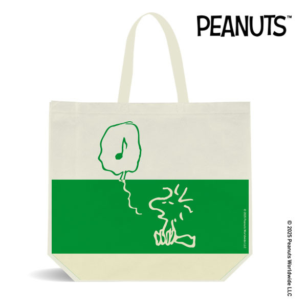 Se-ed (ซีเอ็ด) : PN3-กระเป๋าสปันบอนด์ : PEANUTS-3B Spunbond Bag (PN3B-SPB-45-CRGN) W45xH35xS12 cm.