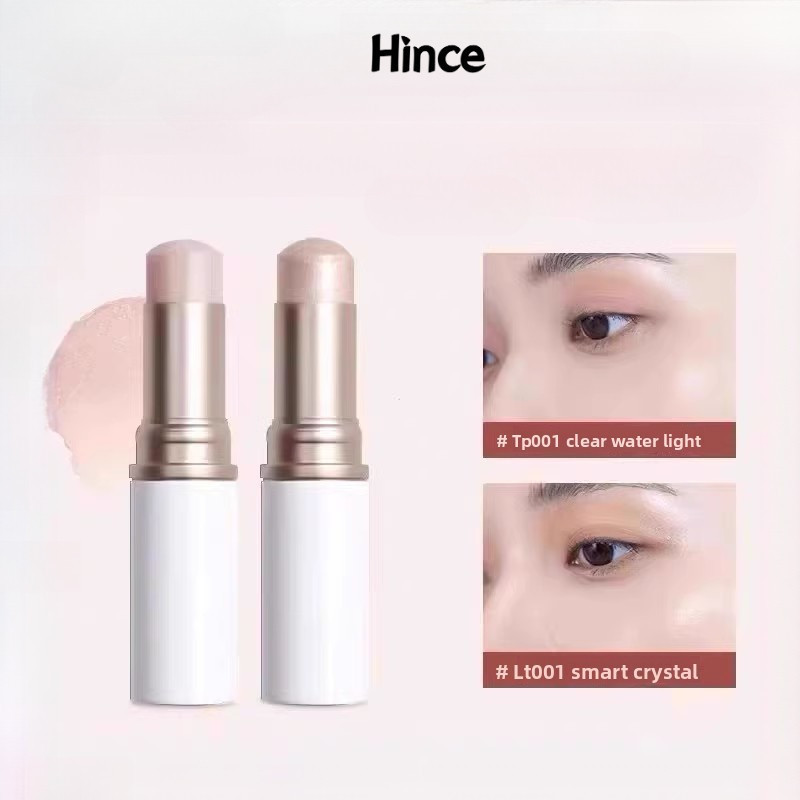 Hince Highlight Stick Water Gloss Pearl GLOSS Sleeping Silkworm Powder Blusher Highlight Brighten Fa