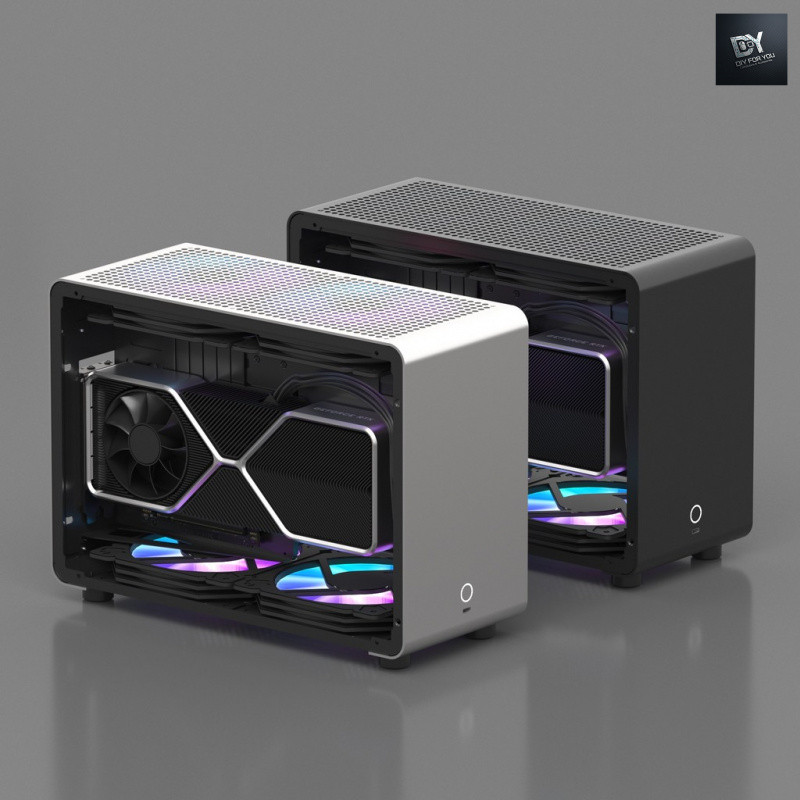 CASE PC (เคสพีซี) GEEEEK G1-pro แชสซีอลูมิเนียม A4 sfx240 ระบายความร้อนด้วยน้ํา itx แชสซีโปร่งใส