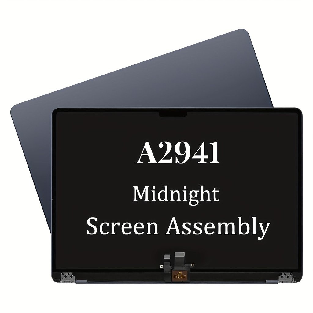 A2941 เปลี่ยนหน้าจอสําหรับ MacBook Air A2941 M2 Retina EMC 8301 จอแสดงผล LCD เต็มเที่ยงคืน