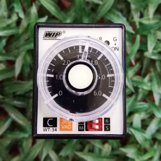 ไทม์เมอร์ 380VAC WIP WT-34C พร้อม Socket แบบตั้งเวลาช่วง 6s,…