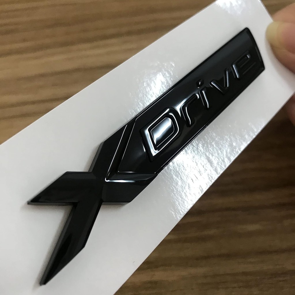 ใหม่ Xdrive Emblem Gloss สีดําของแท้ OEM ขนาดสําหรับ BMW Xdrive Fender ด้านข้าง/ด้านหลังป้ายสัญลักษณ