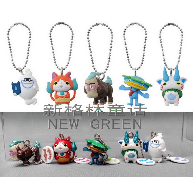 ของแท้ Bandai Yo-kai Watch 1 Bomb Ground-bound Cat Boxer Cat Limited Monster Watch แคปซูลของเล่นจี้