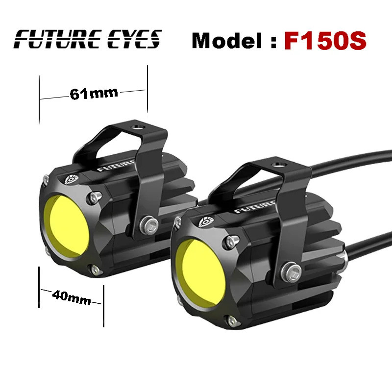 [NEW] Future Eyes F150s สปอตไลท์รถจักรยานยนต์ที่ซ่อนอยู่ Mini Led Spotlight ไฟตัดหมอกขับรถขนาดเล็ก S