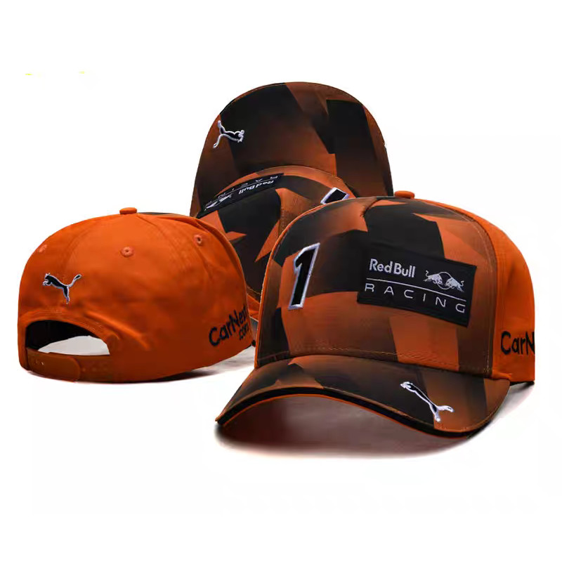 F1 รอบ REDBULL หมวกเบสบอล Red Bull Racing หมวกลิ้นเป็ด Sun Car Karting Machine ขี่หมวก