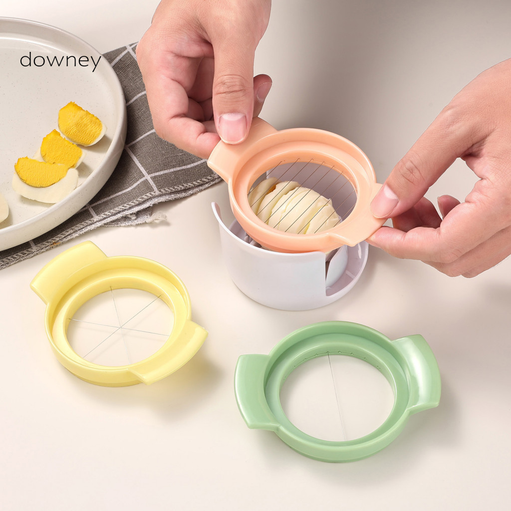 {downey} เครื่องตัดไข่สําหรับไข่ต้มแข็งเครื่องตัดไข่เริ่มต้นเครื่องตัดไข่สแตนเลสและเครื่องตัดสตรอเบอ