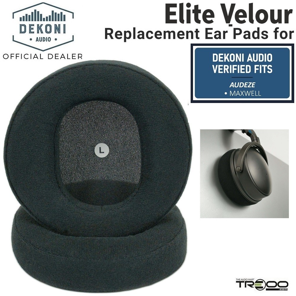 แผ่นรองหูฟังทดแทน Dekoni Audio Elite Velour สําหรับ Audeze Maxwell