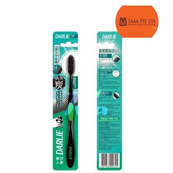 DARLIE TOOTHBRUSH SOFT NANO CHARCOAL + CLEAN