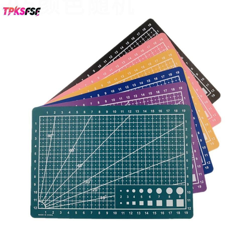 แผ่นรองตัด TPKSF, A3 A4 A5 หนังหัตถกรรมเครื่องมือเขียง,แกะสลักด้วยตนเอง Patchwork เย็บ PVC Workbench Pad บ้าน DIY