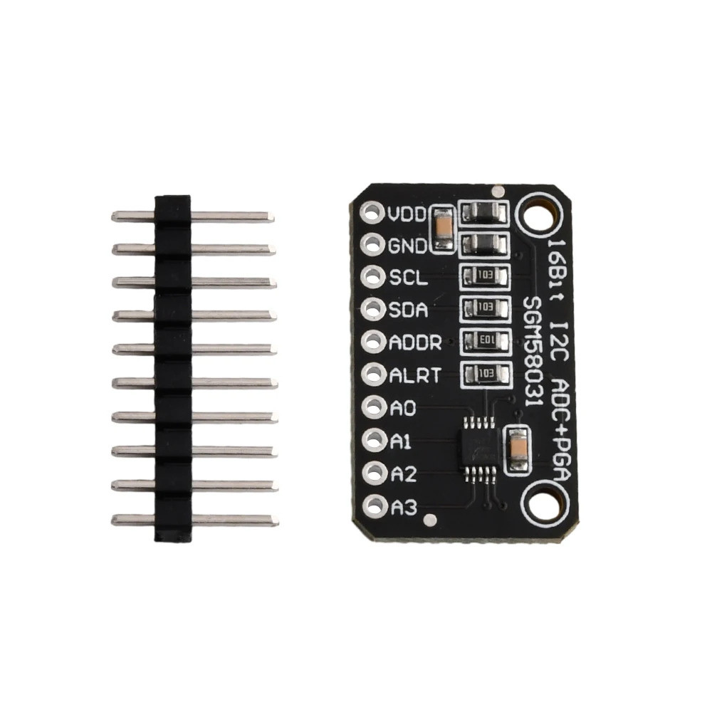 SGM58031 16 Byte 4 ช่อง I2C IIC Analog-to-Digital ADC PGA Converter ความแม่นยําสูง ADC Converter บอร