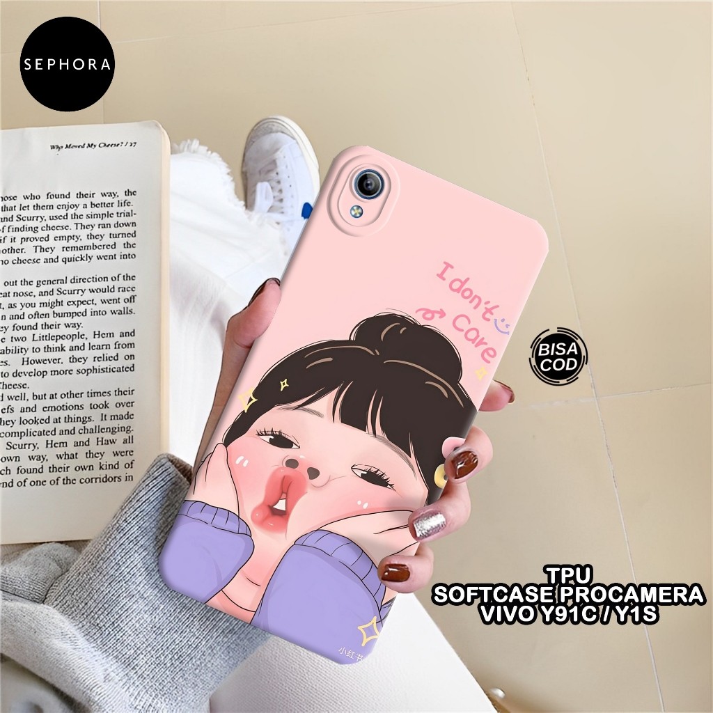 HP เคส VIVO Y91C / Y1S Softcase - เคสแฟชั่นสาวอ้วน - เคส VIVO Y91C / Y1S - เคสกล้อง Pro - เคส VIVO Y