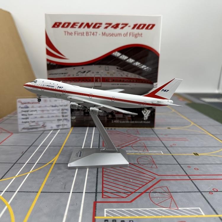 YY Wings 1/400 โบอิ้งโรงงานเดิม B747-100 เครื่องบินโลหะผสมรุ่น N7470 พิพิธภัณฑ์
