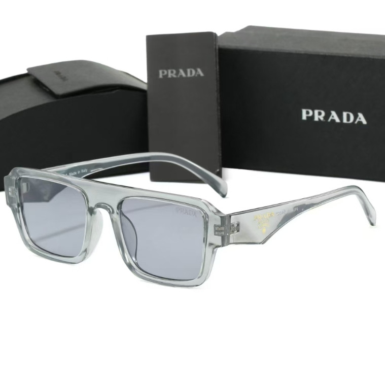 แว่นกันแดดนวัตกรรม PRADA กรอบอะเซทียต ทรงไม่ซ้ำใคร LOG0