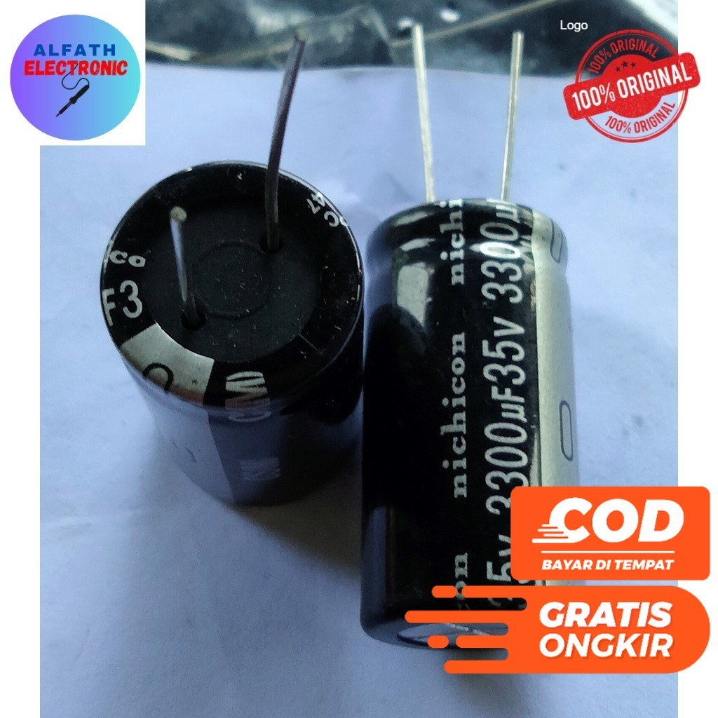 ELCO ELKO 3300UF 3300 UF 35V 35 VOLT คุณภาพดี