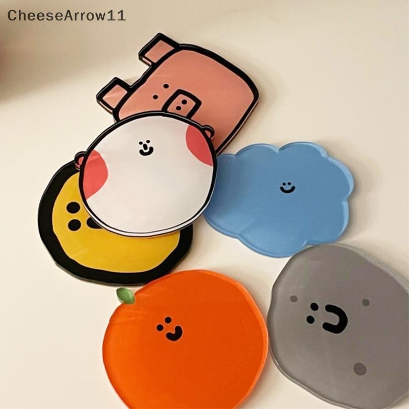 CHE น่ารักการ์ตูนอะคริลิค Coaster ถ้วย Pad แก้วผู้ถือเครื่องดื่มกาแฟ Placemats ความร้อนทนชาม Pad TH