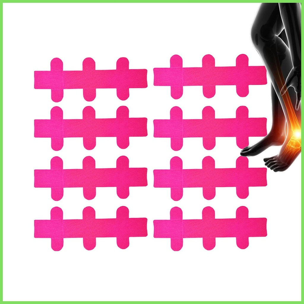 Achilles Tendon Support 8 ชิ้นยืดหยุ่นเทปกายภาพปรับบริษัทกีฬารั้งสําหรับฟุต & jinxusw1vn