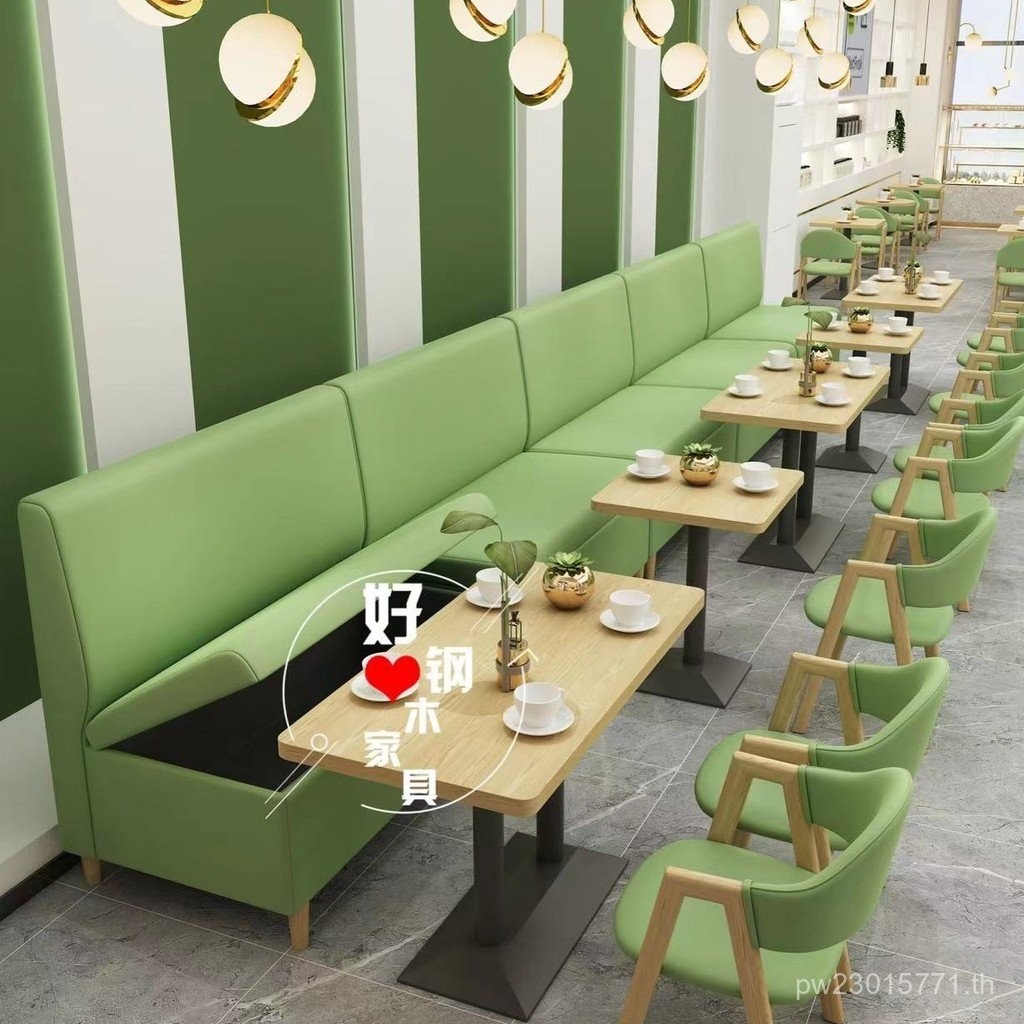 โต๊ะเก้าอี้นมชา Shop Snacks Leisure Bar Cafe Catering ของหวานร้านอาหาร Burger Shop โซฟา Omega Influe