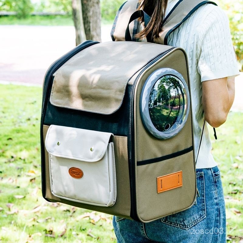 ราคากิจกรรม กระเป๋าแมว Space Capsule กระเป๋าเป้สะพายหลังความจุขนาดใหญ่กระเป๋าเป้สะพายหลังสัตว์เลี้ยง