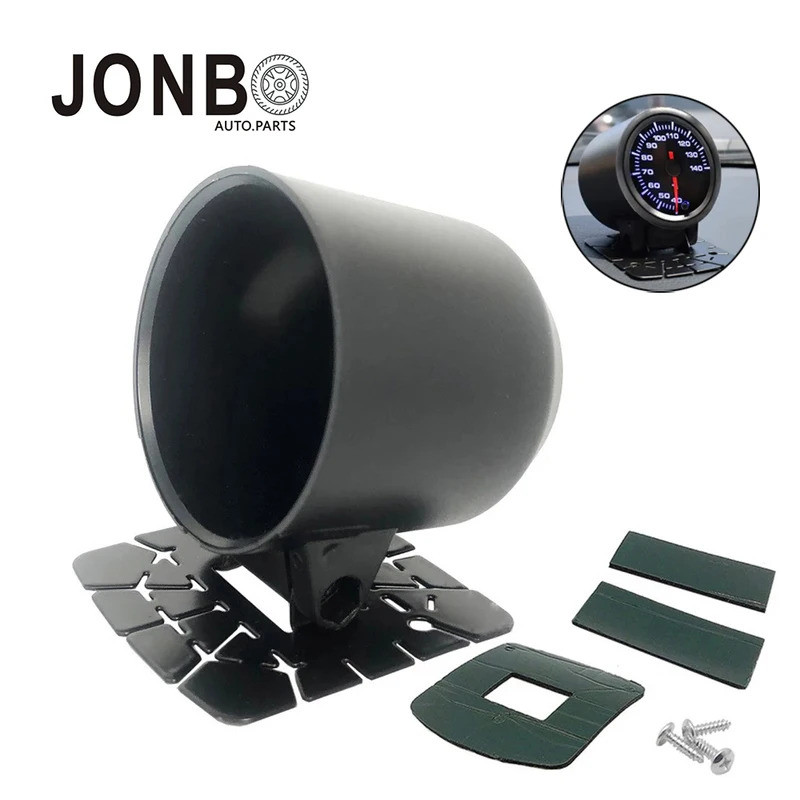 JONBO 52 มม.2 Universal Single Gauge Pod Gauge Pillar Dash Pod Mount Holder ถ้วยสําหรับน้ําอุณหภูมิน
