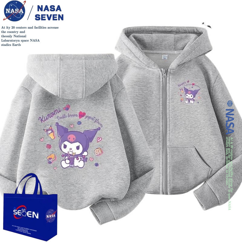 คาร์ดิแกนซิปแบบคุโรมิ สำหรับฤดูใบไม้ร่วง ทำจากผ้าสุนัขอ่อนๆ แฟชั่นวัยรุ่น