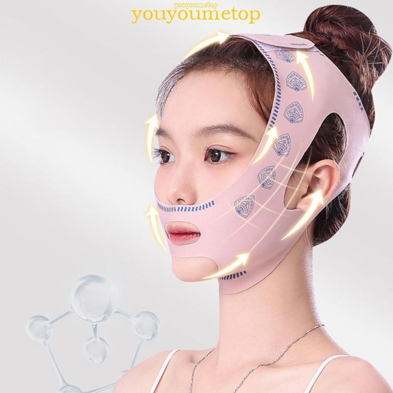 YOUYO สายรัดยกสร้างใบหน้าที่ปรับแต่งได้สําหรับ Jawlines เส้นความละเอียดสูงและหน้าผาก Smoothing พร้อม
