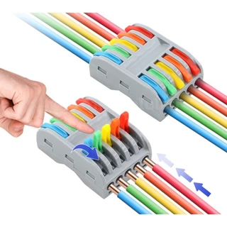 PCT ขั้วต่อสายไฟ ตัวต่อสายไฟ เต๋าต่อสาย Quick Wire Connector 32A 250VAC Terminal Connector Wire ข้อต่อสายไฟ Cable Joi...