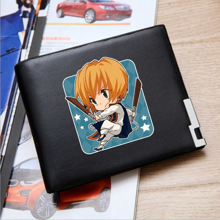 JId HUNTERHUNTER Kurapika Hisoka Wallet Fashion Half Fold Wallet Mens and Womens Short Wallet Studen