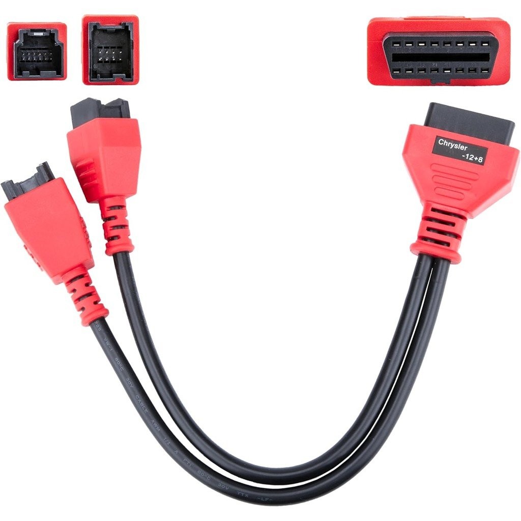 12 + 8 Pin Connector ไปยังอะแดปเตอร์ OBD2, Secutiry Gateway Bypass Cable, 12 + 8 สําหรับ Chrys SGW ต