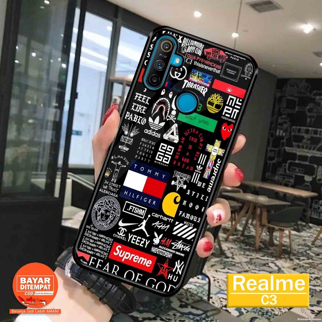 HP เคส Realme C3 ล่าสุด Success - เคส Realme มันเงา - เคส Realme หรูหรา - เคส Realme Glass Softcase 