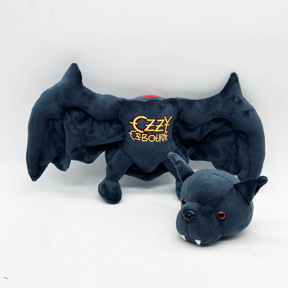 สบายสบายเหมาะกับของเล่นหลอกลวงOzzy Osbourne - ของเล่นตุ๊กตา Bat-Bit 毛绒玩具25.9.19