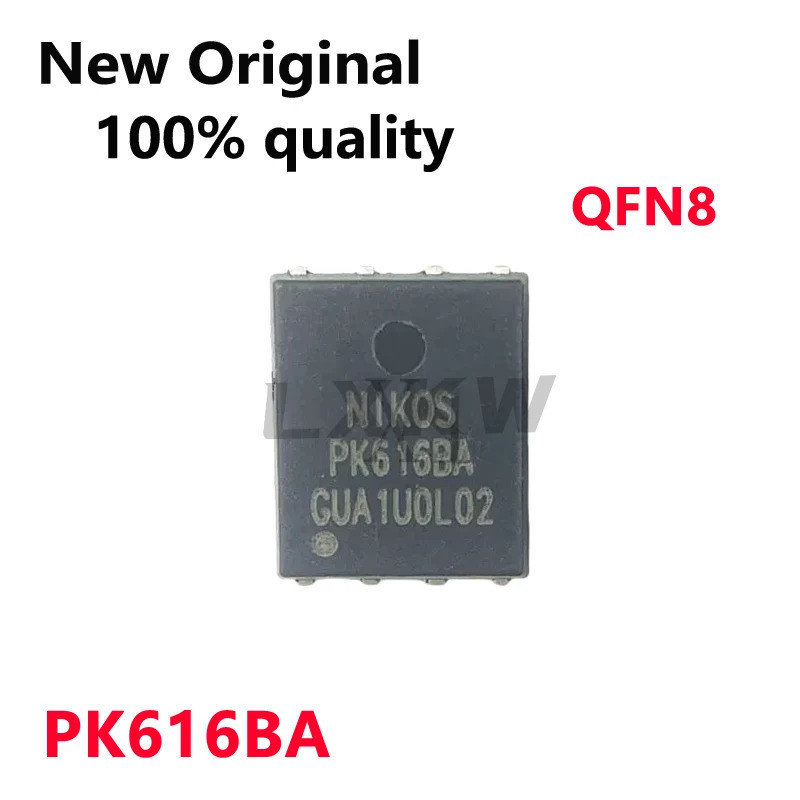 5-10/PCS ใหม่ PK616BA QFN8 หลอดเอฟเฟกต์สนามในสต็อก
