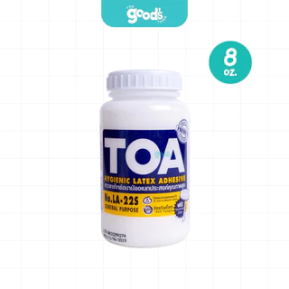 กาวลาเท็กซ์ TOA กาว ขนาด 4,8,16,32 ออนซ์ เนื้อกาวสีขาว (จำนวน1กระปุก)