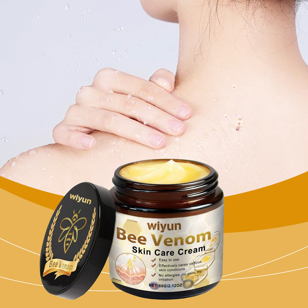 WIYUN Bee Venom Skin Care Cream สมุนไพรทําความสะอาดผิวอ่อนโยนครีมบํารุงผิว GGJG9.24