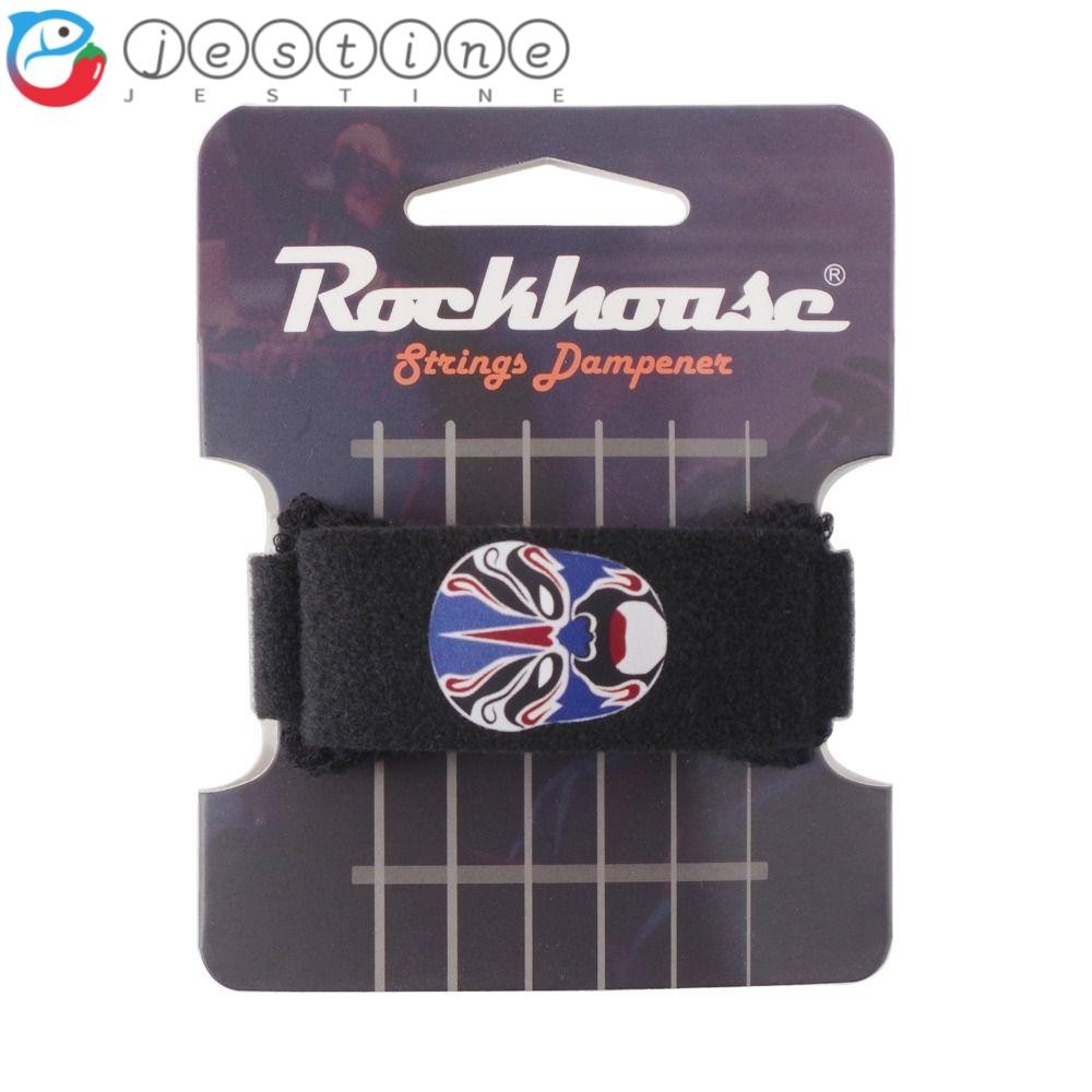 JESTINE Fret Wrap Guitar, Noise ติดตั้งง่ายเทปลําแสงกีตาร์, เครื่องมือกีตาร์สายคล้องเสียงรบกวน Dampe