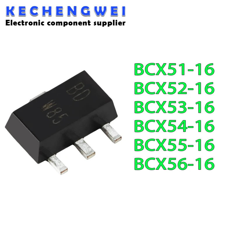 5PCS BCX56-16 BCX56 BCX51-16 BCX52-16 BCX53-16 BCX54-16 BCX55-16 SOT89 ทรานซิสเตอร์ NPN ชิปic