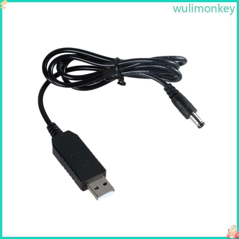 WU ที่มีประสิทธิภาพ USB ถึง 4 5V สายไฟ DC5 5x2 1 มม.สําหรับตกแต่ง LED วันหยุดและเปลี่ยนแบตเตอรี่ 3AA