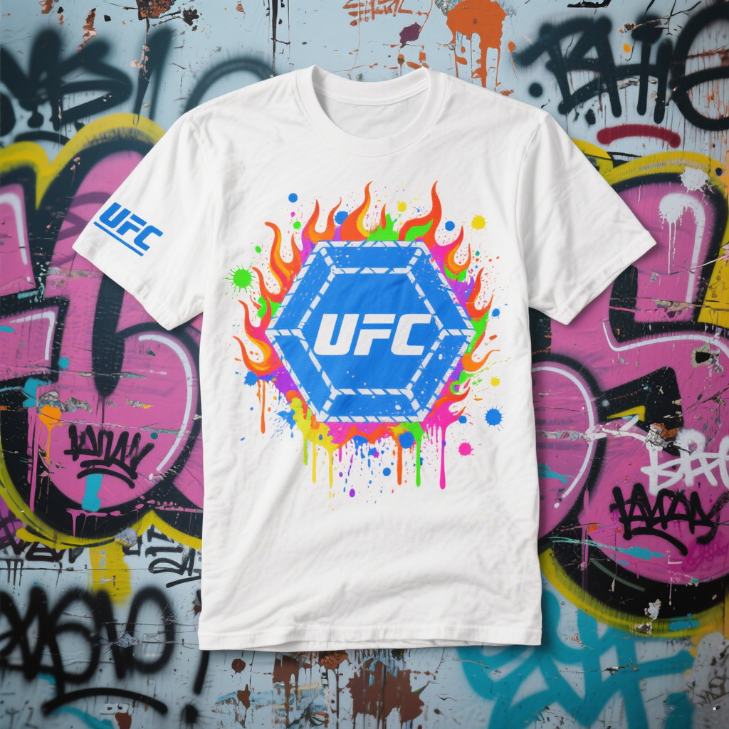 เสื้อยืดอินเทรนด์ UFC มาแล้ว! คอลลิเดร์สไตล์กราฟฟิตี้พร้อมวิญญาณต่อสู้